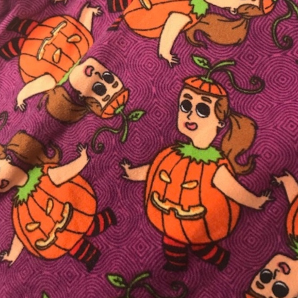Lularoe Girl Pumpkin Costume Whimsical Halloween